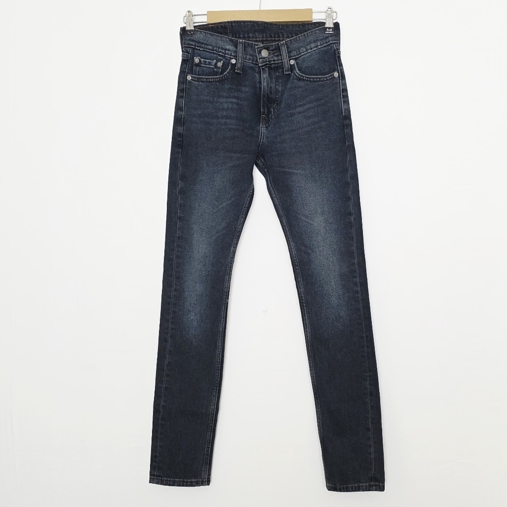 Levi's 510 Cotton Washed Black Denim Skinny Jeans Women's Size 26